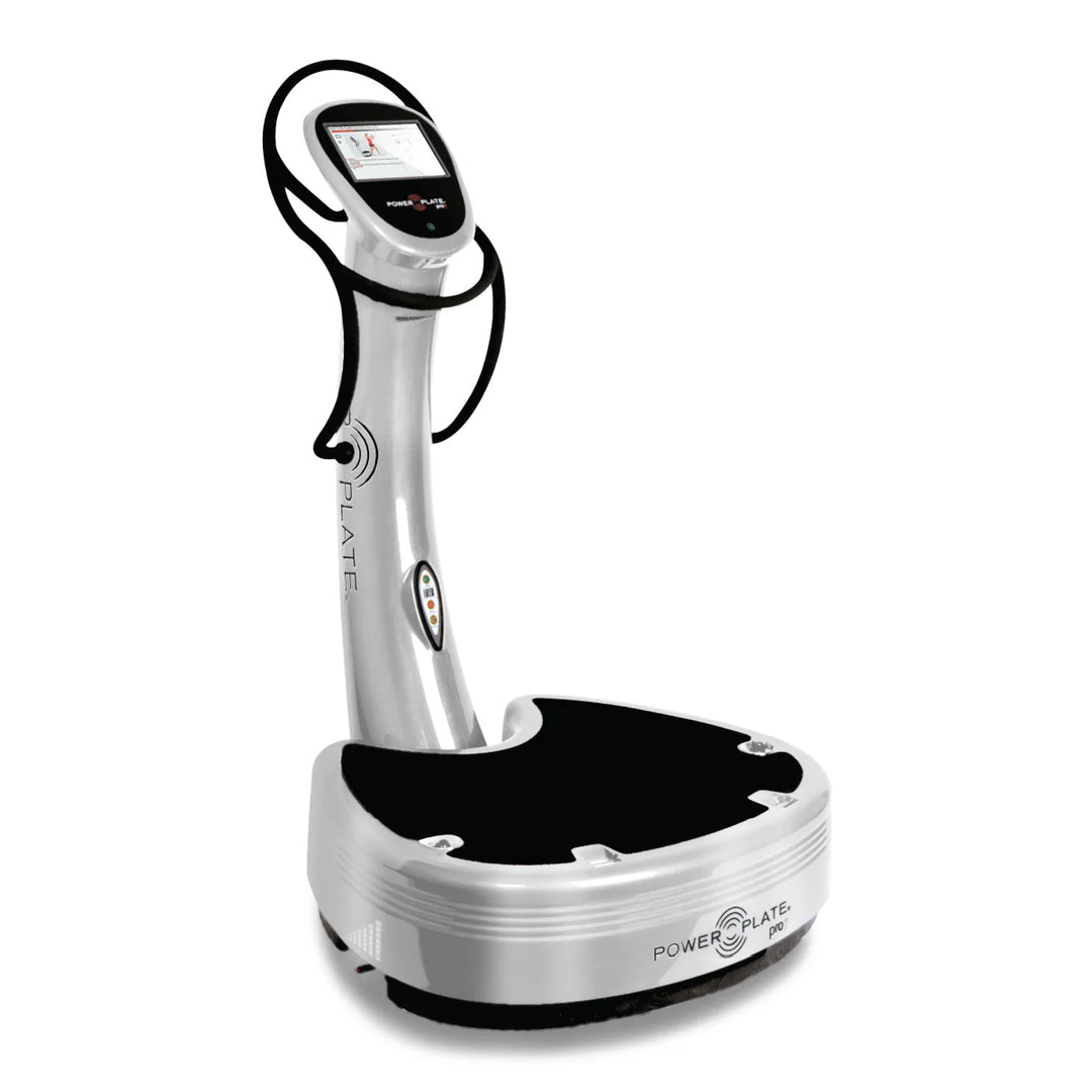 Silver Power Plate pro7 on a white background