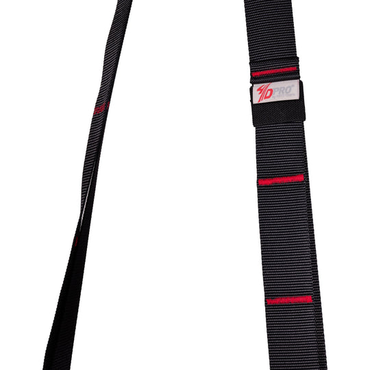 4D PRO® Bungee Trainer System Black strap showing Logo on a white background