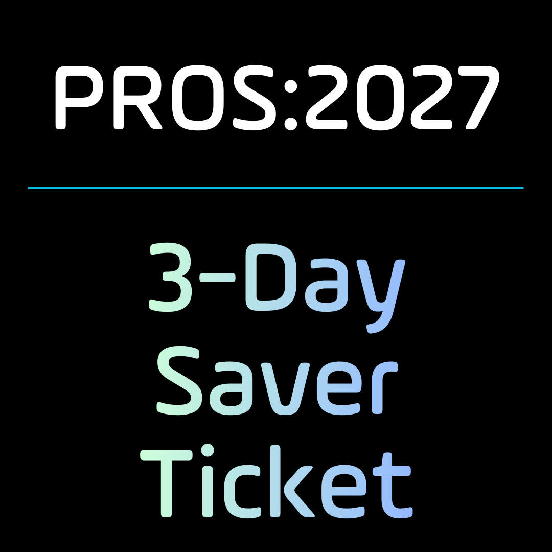 PROS 2027 Ticket | 3-Day Saver Fitness Conference