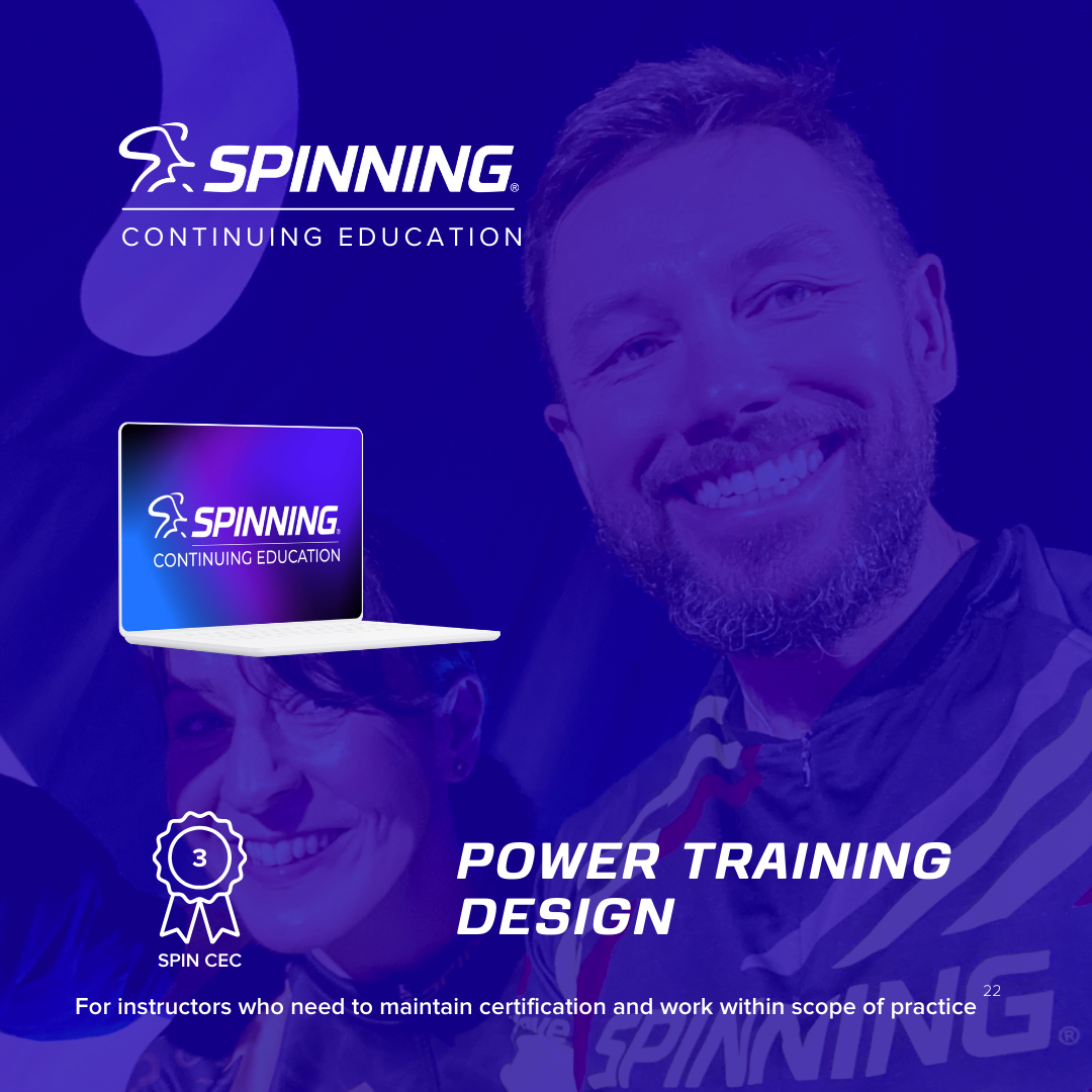 Spinning® Power Training Design for Instructors Course | Athleticum ...