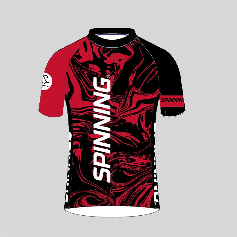 Spinning® Team Red Unisex Short-Sleeve Jersey | Italian Performance Cycling Jersey