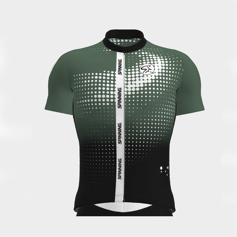 2023 Spinning® Team Green Womens Short-Sleeve Jersey