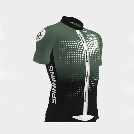 2023 Spinning® Team Green Mens Short-Sleeve Jersey