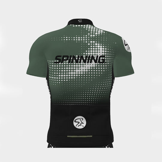 2023 Spinning® Team Green Mens Short-Sleeve Jersey