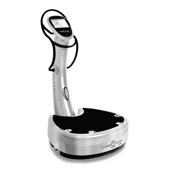 Silver Power Plate pro7 on a white background