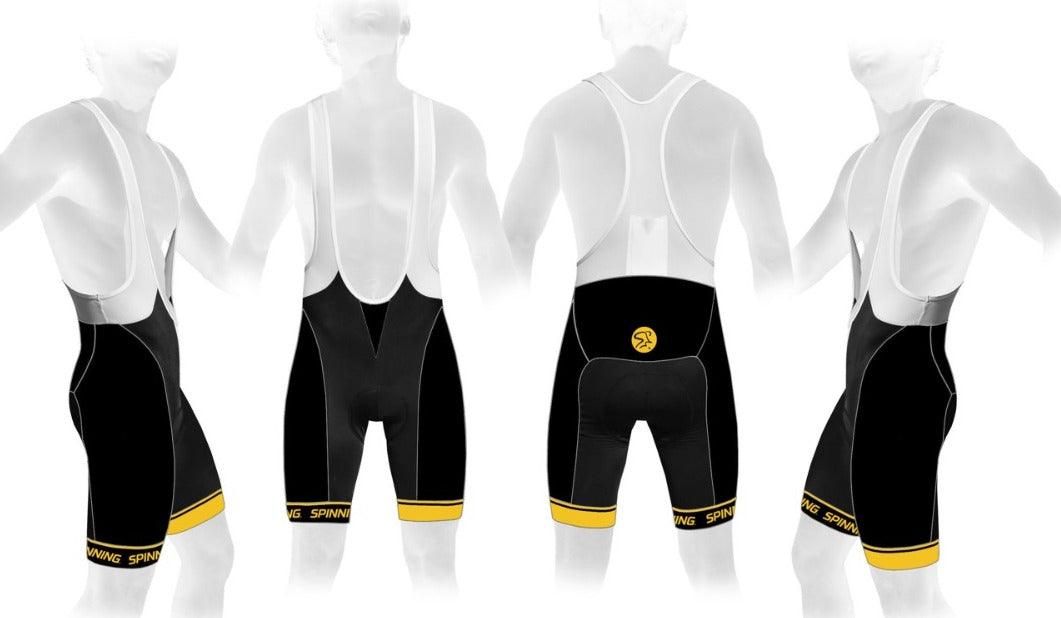 Pure Gold Spinning® Cycle Bib-Shorts - Athleticum Fitness