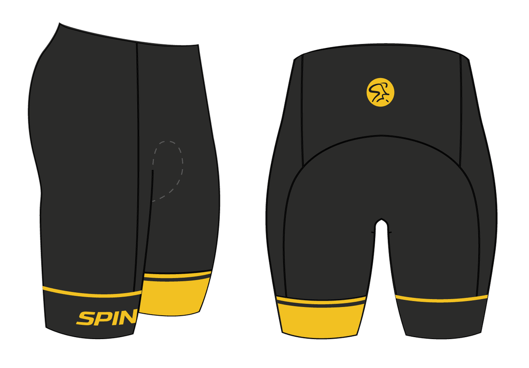 Pure Gold Spinning® Mens Cycle Shorts - Athleticum Fitness