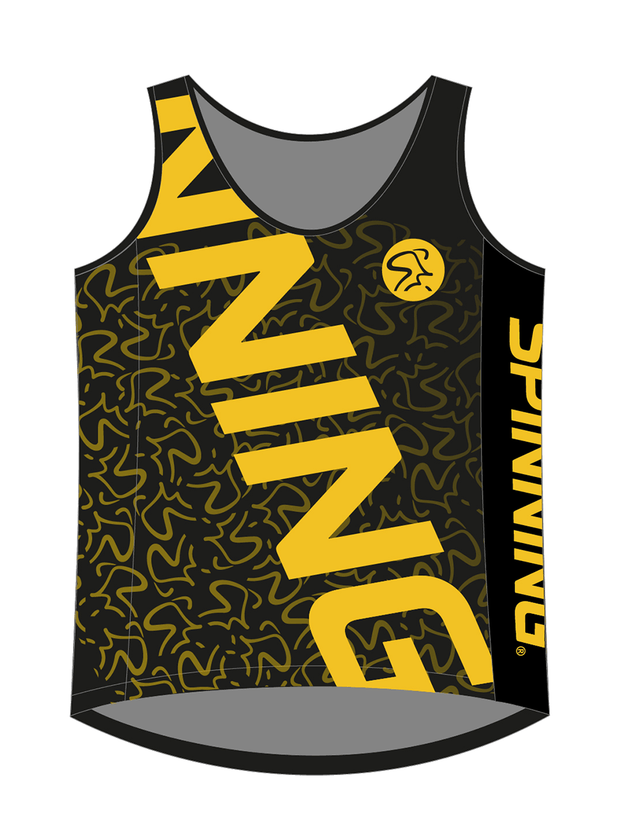Pure Gold Spinning® Racer Back Top - Athleticum Fitness