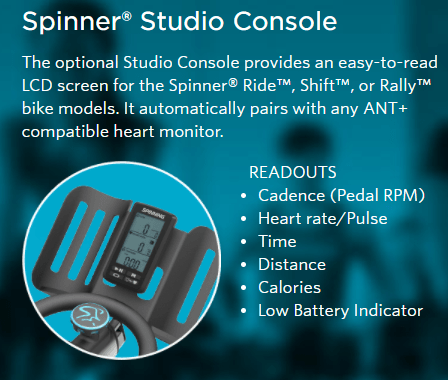 Spinner® Studio­ Computer and Cadence Sensor - Athleticum Fitness