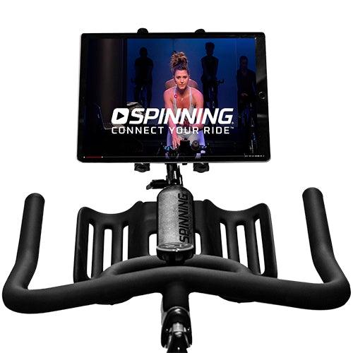 Spinning® Deluxe Media Mount- compatible with DUAL water bottle holder - Athleticum Fitness